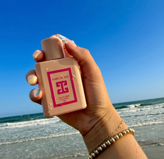 Santorini Eau de Parfum | Beach Rose & Sweet Juicy Mango | Ámber Del Mar