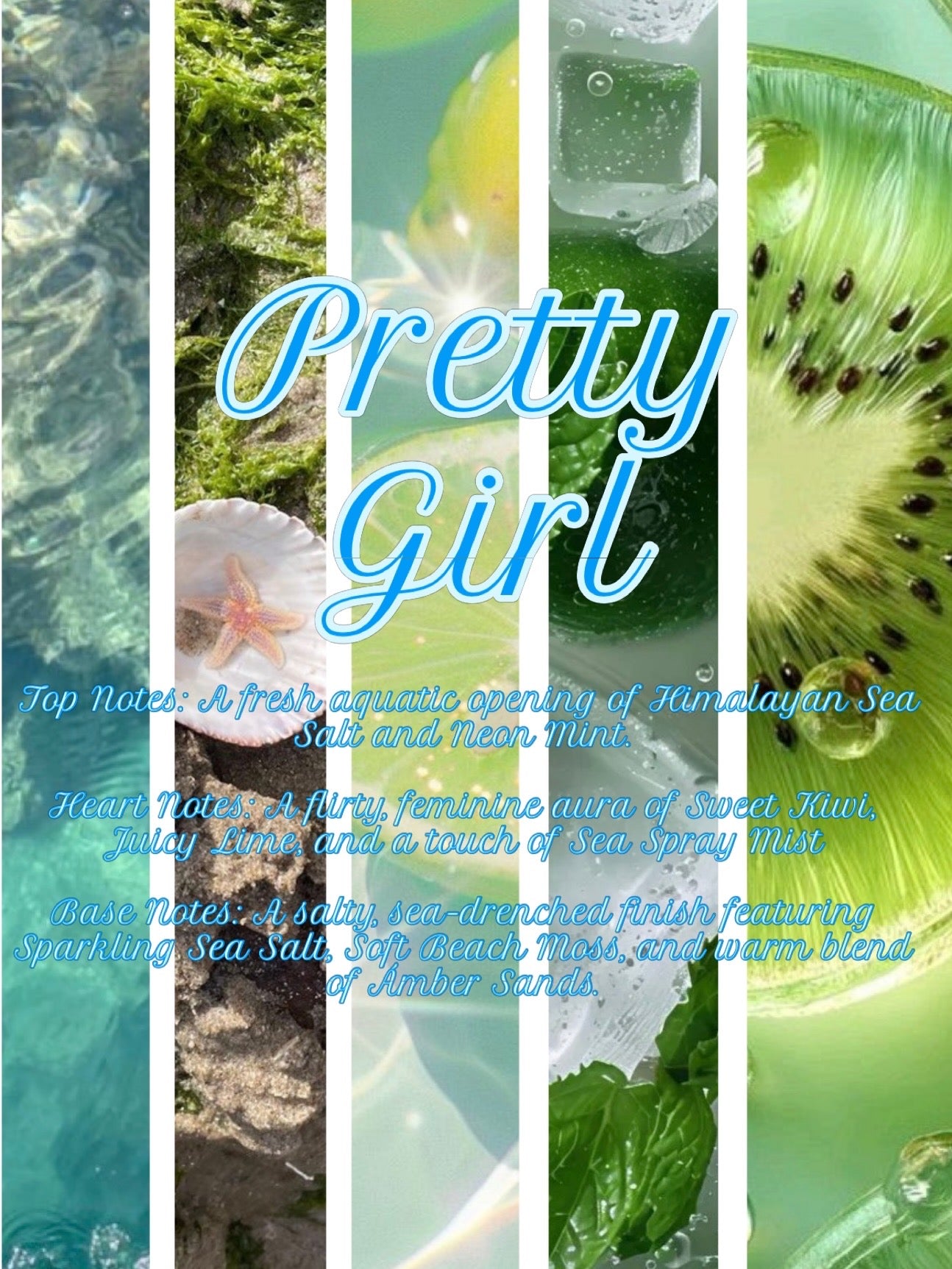 Pretty Girl Perfume | Hand Crafted Small Batch | Himalayan Sea Salt & Juicy Lime | Ámber Del Mar