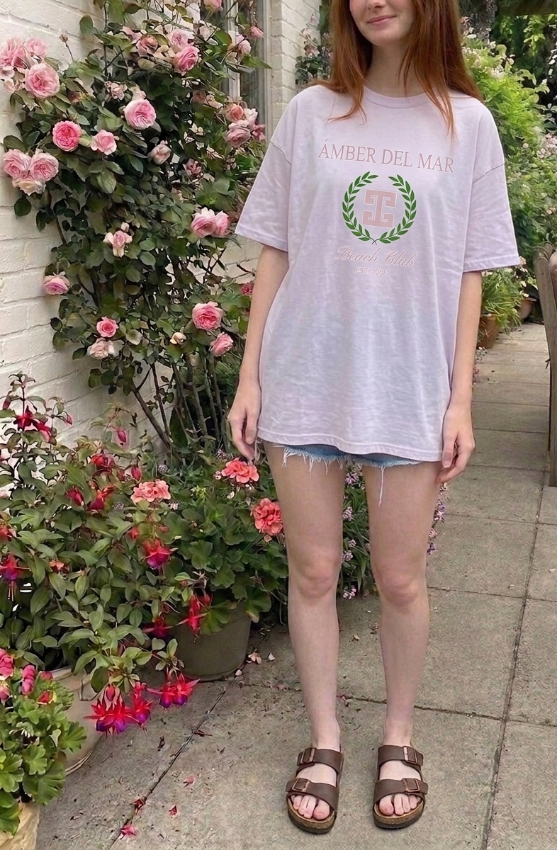 Laurel Lightweight Classic Monogram Oversized Tee